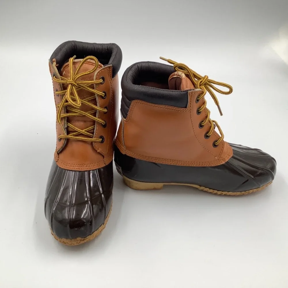 Norwester Steel Shank Winter Boots Men's‎ 5 Black Brown Corp core Trail Cabin